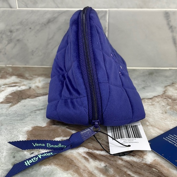 BNWT Vera Bradley Harry Potter FORBIDDEN FOREST Clamshell Cosmetic Bag Hedwig - Picture 5 of 16